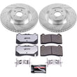 Load image into Gallery viewer, Power Stop 16-18 Ford Focus Front Z26 Street Warrior Brake Kit - Main Product View