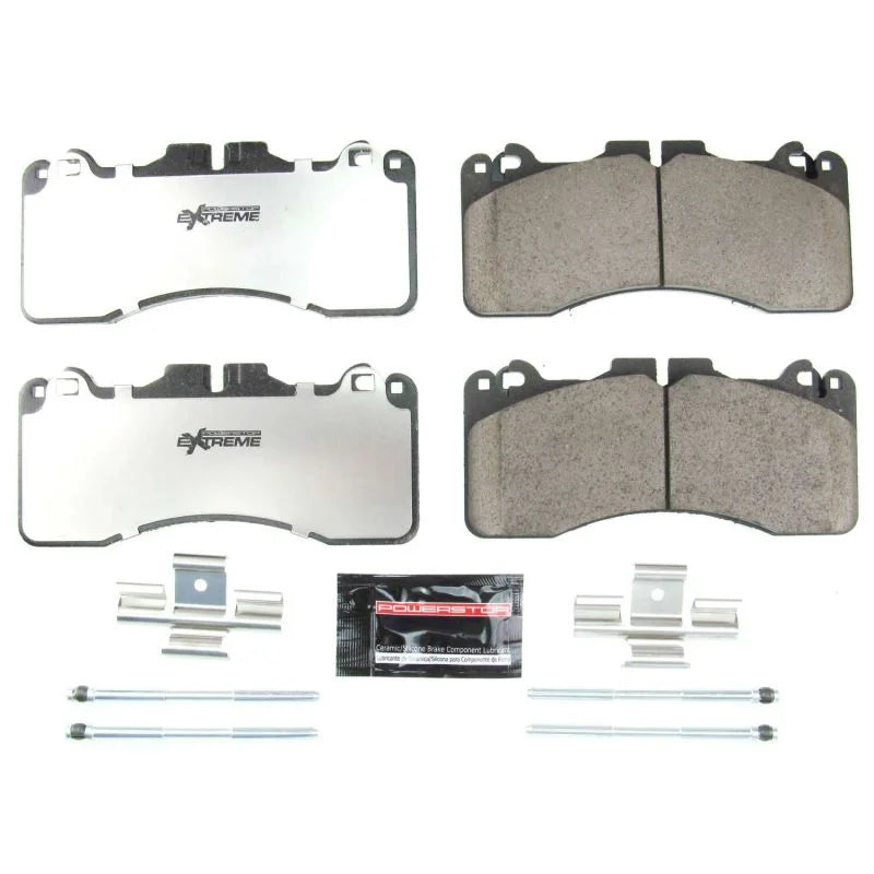 Power Stop 16-18 Lexus GS F Front Z26 Extreme Street Brake Pads w/Hardware - Main Product View