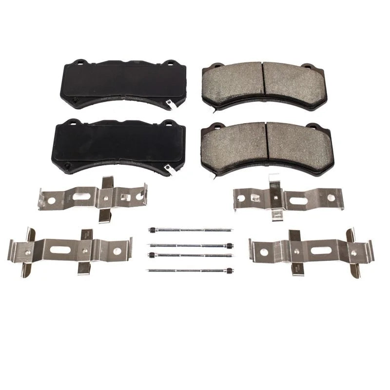 Power Stop 16-19 Cadillac ATS Front Z17 Evolution Ceramic Brake Pads w/Hardware - Main Product View