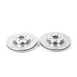Load image into Gallery viewer, Power Stop 16-19 Cadillac CT6 Front Evolution Drilled &amp; Slotted Rotors - Pair - Main Product View