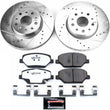 Load image into Gallery viewer, Power Stop 16-19 Chevrolet Camaro Front Z26 Street Warrior Brake Kit - Main Product View