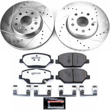 Load image into Gallery viewer, Power Stop 16-19 Chevrolet Camaro Front Z26 Street Warrior Brake Kit - Main Product View