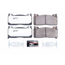 Load image into Gallery viewer, Power Stop 16-19 Ford Mustang Front Z26 Extreme Street Brake Pads w/Hardware - Main Product View