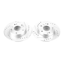 Load image into Gallery viewer, Power Stop 16-19 Honda Civic Rear Evolution Drilled &amp; Slotted Rotors - Pair - Main Product View