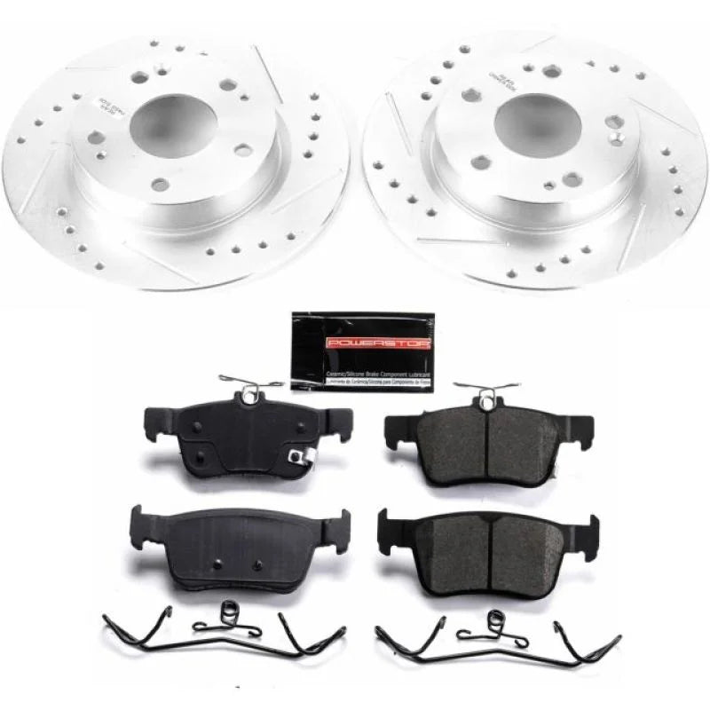Power Stop 16-19 Honda Civic Rear Z23 Evolution Sport Brake Kit - Main Product View