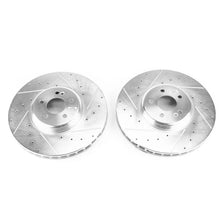Load image into Gallery viewer, Power Stop 17-18 Mercedes-Benz C43 AMG Front Evolution Drilled &amp; Slotted Rotors - Pair - Main Product View