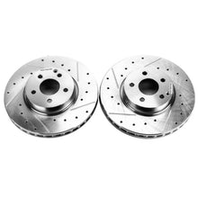 Load image into Gallery viewer, Power Stop 17-19 Audi A4 Front Evolution Drilled &amp; Slotted Rotors - Pair - Main Product View