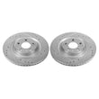 Load image into Gallery viewer, Power Stop 17-19 Audi A4 Rear Evolution Drilled &amp; Slotted Rotors - Pair - Main Product View