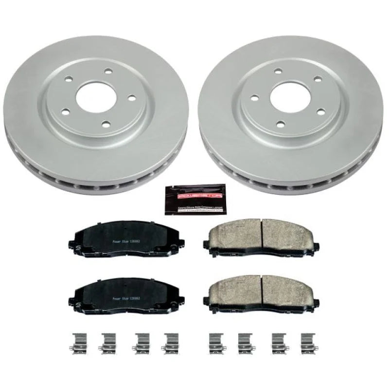 Power Stop 17-19 Chrysler Pacifica Front Z17 Evolution Geomet Coated Brake Kit - Main Product View