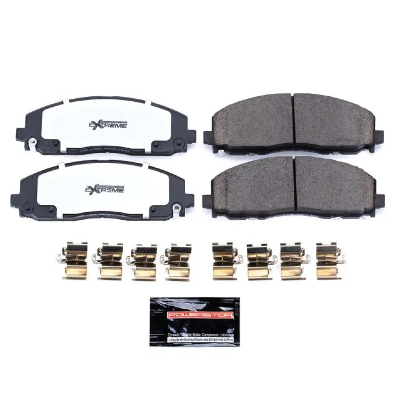 Power Stop 17-19 Chrysler Pacifica Front Z36 Truck & Tow Brake Pads w/Hardware - Main Product View