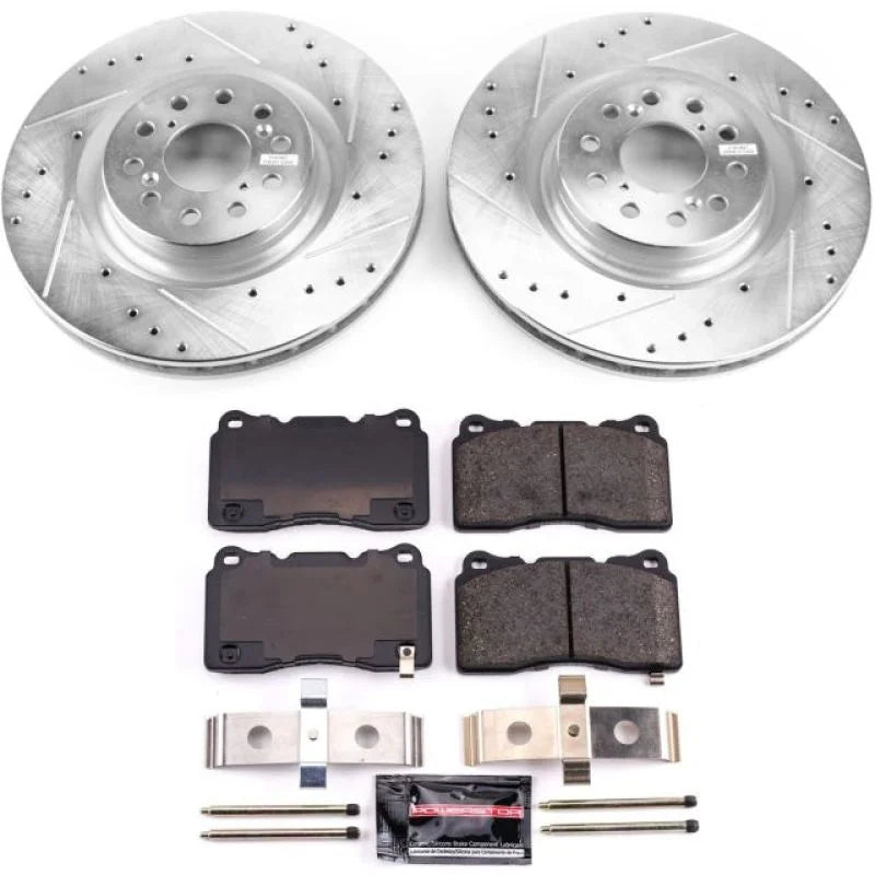 Power Stop 17-19 Honda Civic Front Z23 Evolution Sport Brake Kit - Main Product View