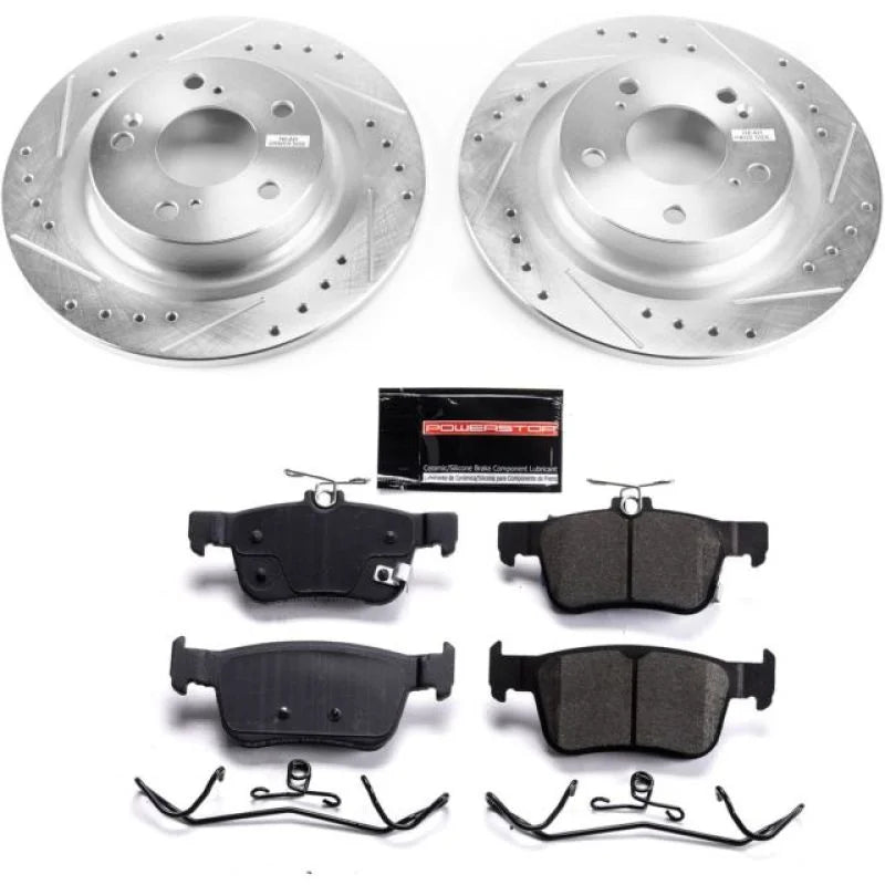 Power Stop 17-19 Honda Civic Rear Z23 Evolution Sport Brake Kit - Main Product View