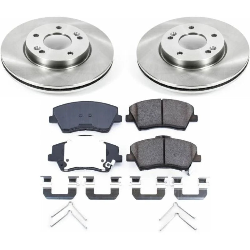 Power Stop 17-19 Hyundai Elantra Front Autospecialty Brake Kit - Main Product View