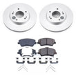 Load image into Gallery viewer, Power Stop 17-19 Hyundai Ioniq Front Z17 Evolution Geomet Coated Brake Kit - Main Product View