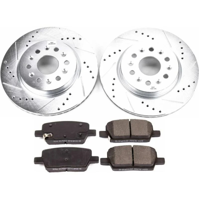 Power Stop 18-19 Buick Enclave Rear Z23 Evolution Sport Brake Kit - Main Product View