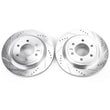 Load image into Gallery viewer, Power Stop 18-19 Ford Expedition Rear Evolution Drilled &amp; Slotted Rotors - Pair - Main Product View
