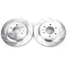 Load image into Gallery viewer, Power Stop 18-19 Ford Expedition Rear Evolution Drilled &amp; Slotted Rotors - Pair - Main Product View