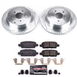 Load image into Gallery viewer, Power Stop 18-19 Infiniti Q50 Rear Z23 Evolution Sport Brake Kit - Main Product View