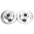 Load image into Gallery viewer, Power Stop 18-19 Jeep Wrangler Rear Evolution Drilled &amp; Slotted Rotors - Pair - Main Product View