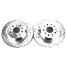 Load image into Gallery viewer, Power Stop 18-19 Jeep Wrangler Rear Evolution Drilled &amp; Slotted Rotors - Pair - Main Product View