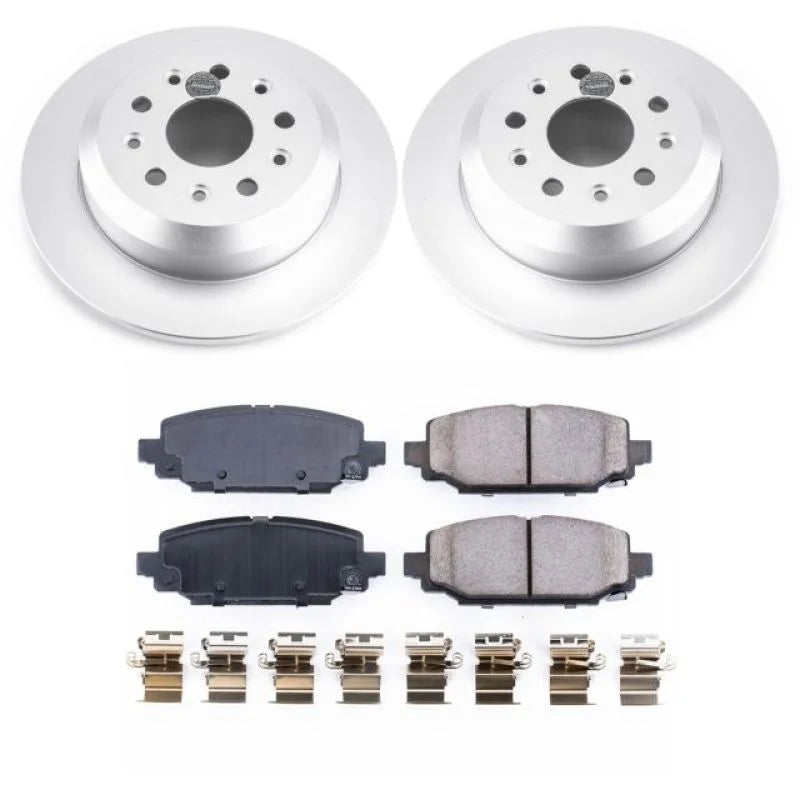 Power Stop 18-19 Jeep Wrangler Rear Z17 Evolution Geomet Coated Brake Kit - Main Product View