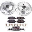 Load image into Gallery viewer, Power Stop 18-19 Nissan 370Z Rear Z23 Evolution Sport Brake Kit - Main Product View