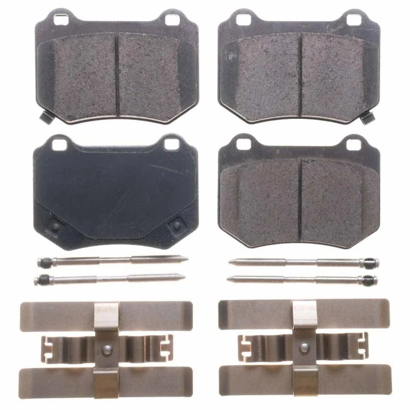 Power Stop 18-19 Subaru WRX STi Rear Z17 Evolution Ceramic Brake Pads w/Hardware - Main Product View