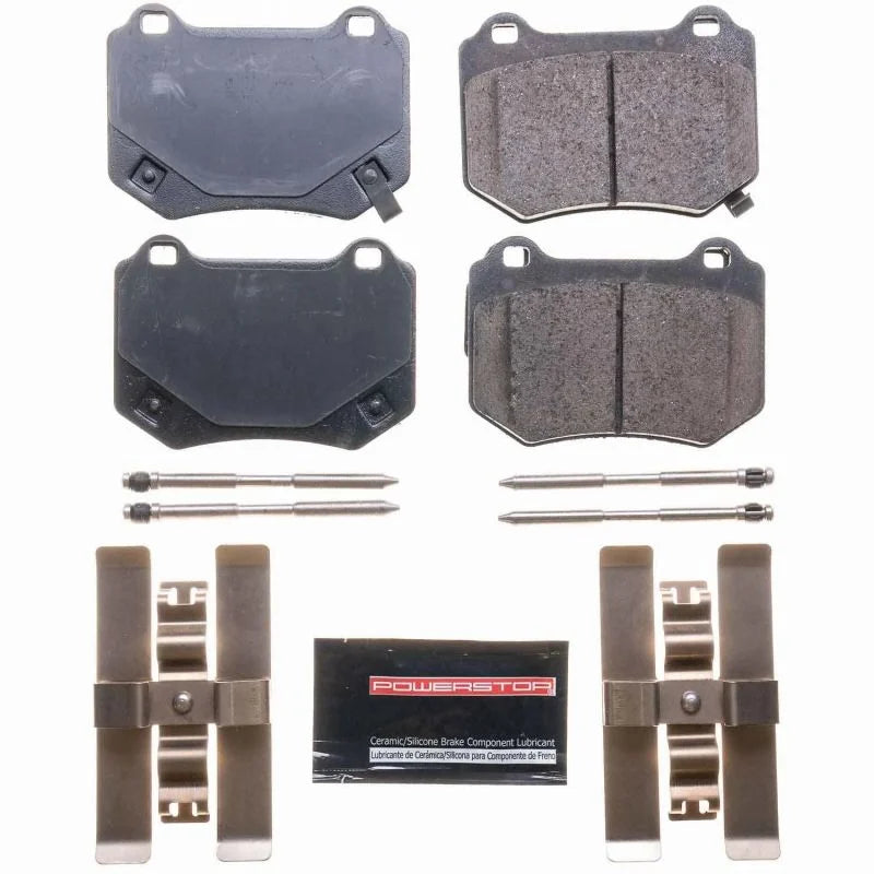 Power Stop 18-19 Subaru WRX STi Rear Z23 Evolution Sport Brake Pads w/Hardware - Main Product View