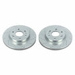 Load image into Gallery viewer, Power Stop 19-20 Chevrolet Silverado 1500 Front Evolution Drilled &amp; Slotted Rotors - Pair - Main Product View