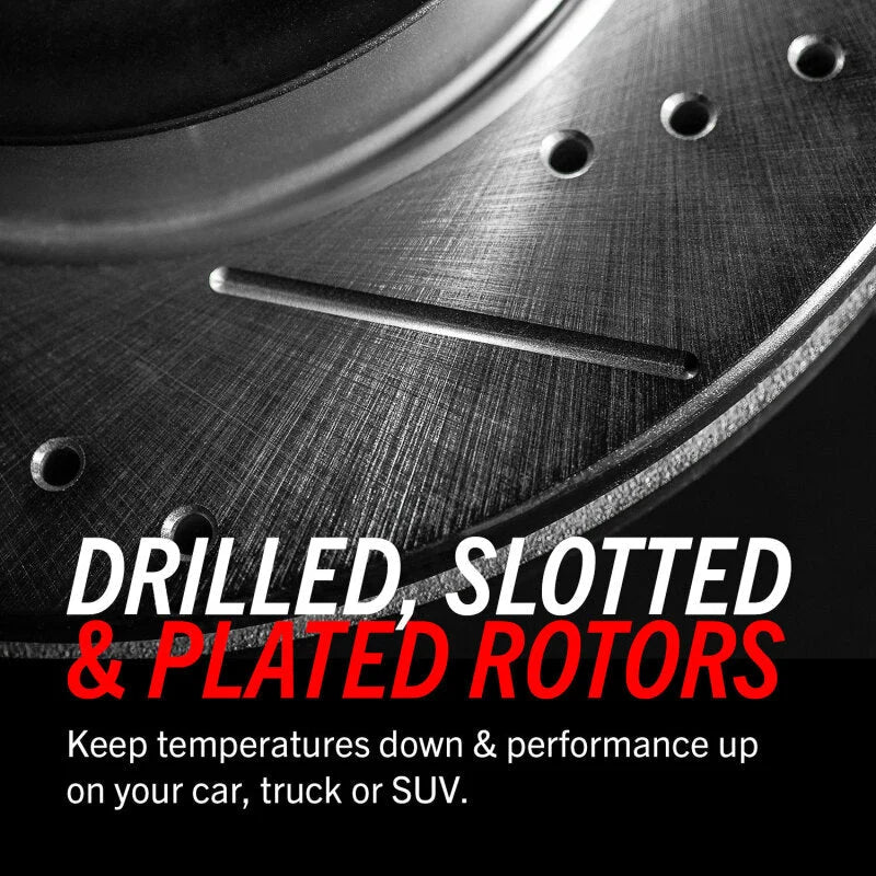 Power Stop 19-20 Chevrolet Silverado 1500 Rear Evolution Drilled & Slotted Rotors - Pair - Back View