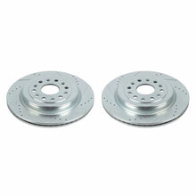 Load image into Gallery viewer, Power Stop 19-20 Ram 1500 Rear Evolution Drilled &amp; Slotted Rotors - Pair - Main Product View