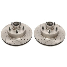 Load image into Gallery viewer, Power Stop 1990 Chevrolet Caprice Front Evolution Drilled &amp; Slotted Rotors - Pair - Main Product View