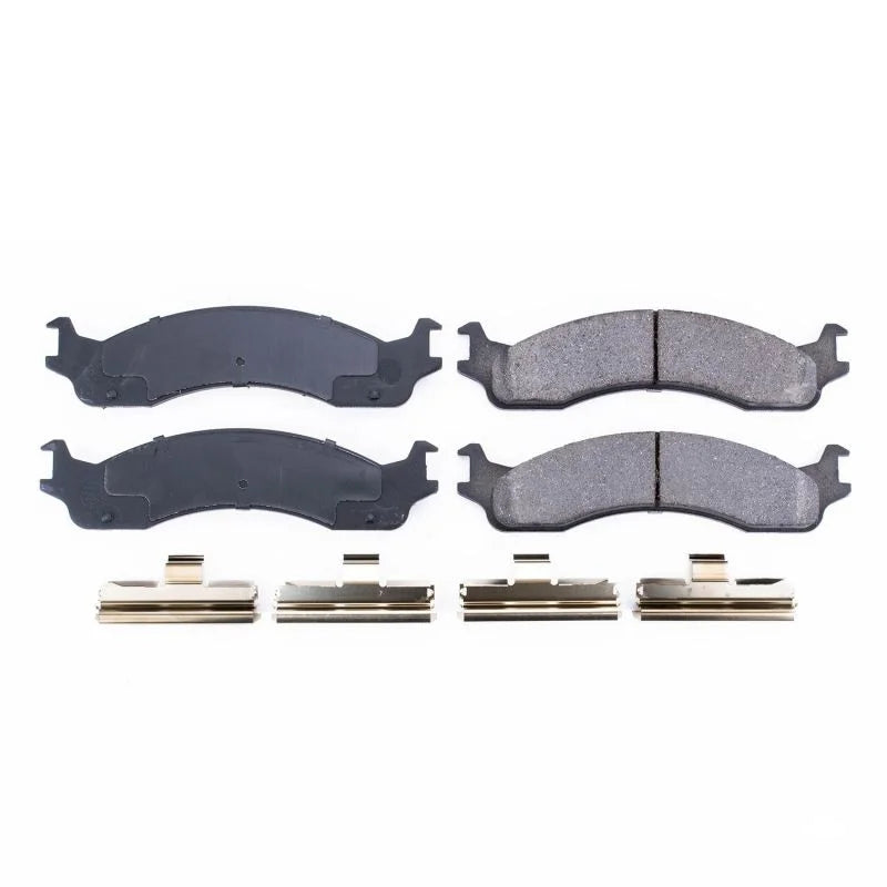 Power Stop 1998 Dodge B2500 Front Z17 Evolution Ceramic Brake Pads w/Hardware - Main Product View