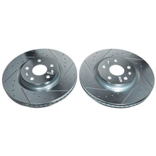 Load image into Gallery viewer, Power Stop 20-21 Chevrolet Corvette Front Evolution Drilled &amp; Slotted Rotor - Pair - Main Product View