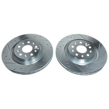 Load image into Gallery viewer, Power Stop 20-21 Chevrolet Corvette Rear Evolution Drilled &amp; Slotted Rotor - Pair - Main Product View