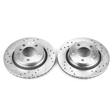 Load image into Gallery viewer, Power Stop 2000 BMW 323i Rear Evolution Drilled &amp; Slotted Rotors - Pair - Main Product View