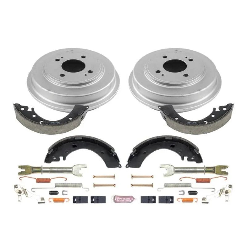 Power Stop 2001 Honda Civic Coupe Rear Autospecialty Drum Kit - Main Product View