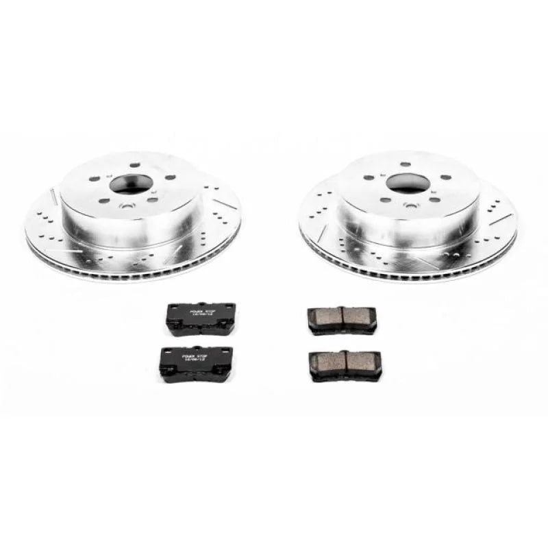 Power Stop 2006 Lexus GS300 Rear Z23 Evolution Sport Brake Kit - Main Product View
