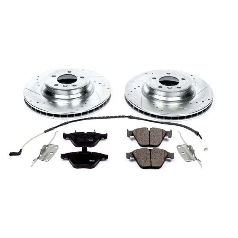 Power Stop 2009 BMW 335i xDrive Front Z23 Evolution Sport Brake Kit - Main Product View