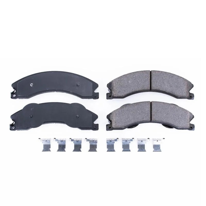 Power Stop 2011 GMC Sierra 2500 HD Front or Rear Z17 Evolution Ceramic Brake Pads w/Hardware - Main Product View
