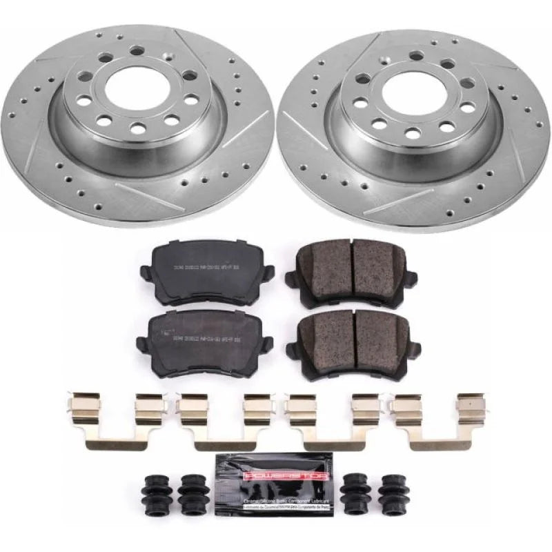 Power Stop 2015 Audi Q3 Rear Z23 Evolution Sport Brake Kit - Main Product View