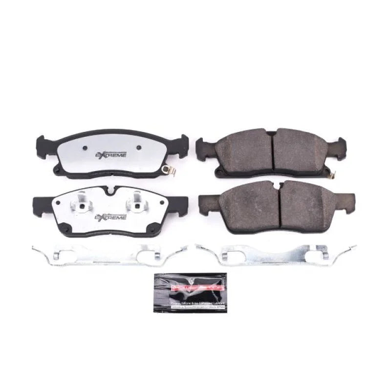 Power Stop 2017 Dodge Durango Front Z36 Truck & Tow Brake Pads w/Hardware - Main Product View