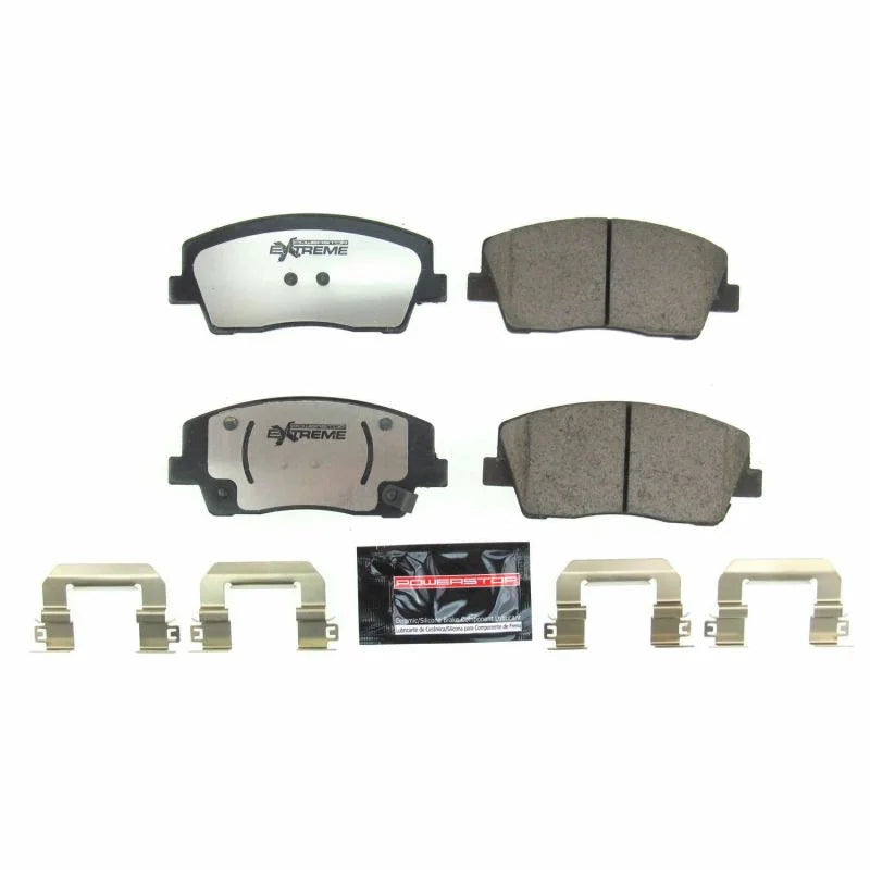 Power Stop 2019 Genesis G70 Front Z26 Extreme Street Brake Pads w/Hardware - Main Product View