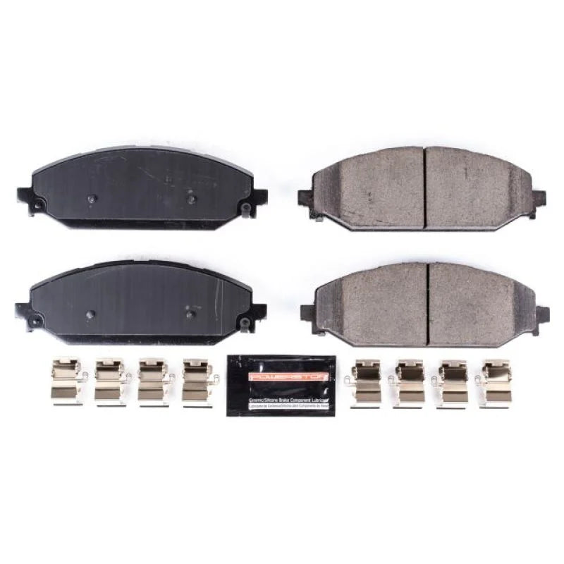 Power Stop 2019 Ram 1500 Front Z23 Evolution Sport Brake Pads w/Hardware - Main Product View
