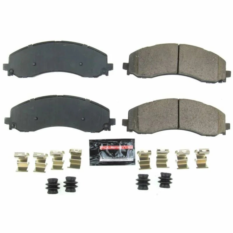 Power Stop 2019 Ram 2500 Front Z23 Evolution Sport Brake Pads w/Hardware - Main Product View