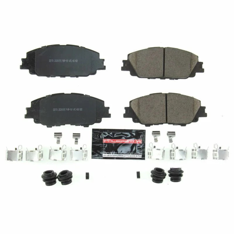 Power Stop 2019 Toyota Corolla Front Z23 Evolution Sport Brake Pads w/Hardware - Main Product View
