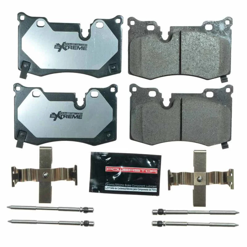 Power Stop 2020 Chevrolet Corvette C8 Base Rear Z26 Extreme Street Brake Pads w/Hardware - Installation View
