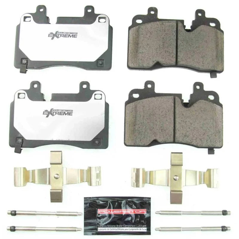 Power Stop 2020 Chevrolet Corvette Front Z26 Extreme Street Brake Pads w/Hardware - Main Product View