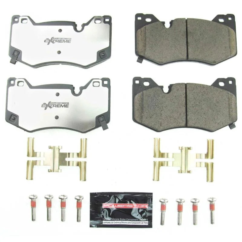 Power Stop 2020 Chevrolet Corvette Front Z26 Extreme Street Brake Pads w/Hardware - Main Product View
