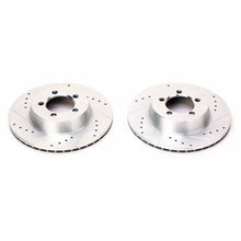 Load image into Gallery viewer, Power Stop 67-72 Dodge Dart Front Evolution Drilled &amp; Slotted Rotors - Pair - Main Product View